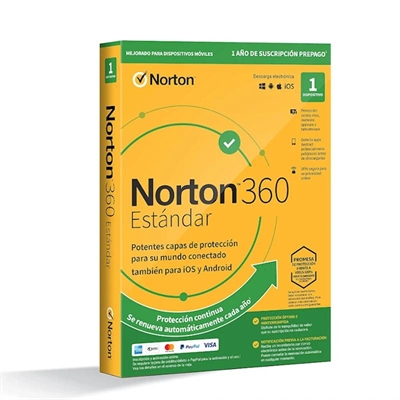 NORTON 360 Standard 10GB ES 1 lic 1 dispositivo 1A